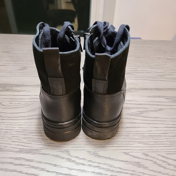 Eric Michael Kai black combat boots - Picture 3 of 6